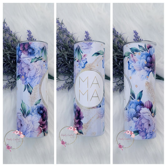 MAMA Purple Floral